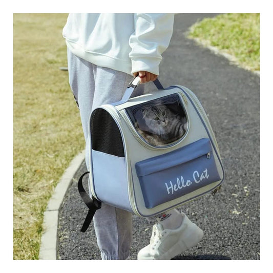 Kit de Viaje para Mascotas Transportadora + Correa Retráctil + Tazón | Ideal para Perros y Gatos