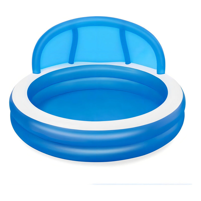 Alberca Inflable Bestway con Techo – 241x140cm | Diversión Segura para Niños