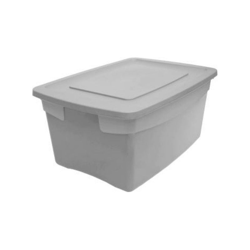 5 Caja De Plástico Reforzada 60 Litros Apilable Y Resisten