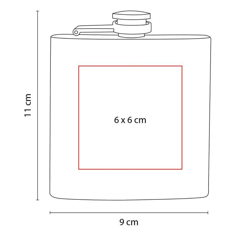 Licorera de Acero 177 ml de Bolsillo – Elegancia y Practicidad en Cada Detalle