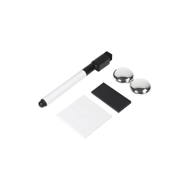 Pintarrón Magnético + Planeador Semanal + Corcho | Pack 30 Pzs | Organización Total