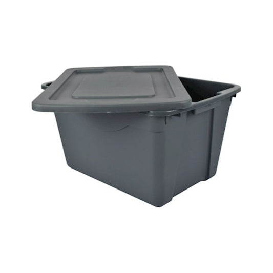 5 Caja De Plástico Reforzada 60 Litros Apilable Y Resisten