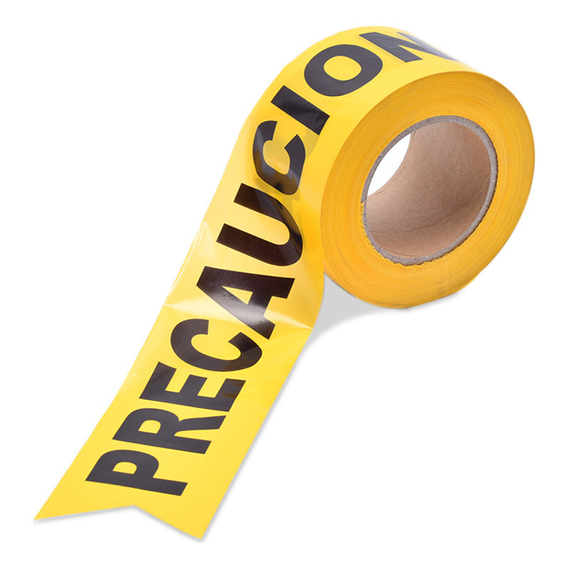 Cinta Delimitadora Plástica De Precaución - 25 Pzas
