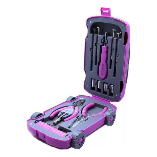 Kit De Herramientas Carro Rosa, Edición Especial.