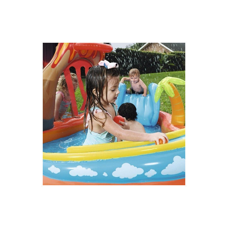 Piscina Inflable H2O Go Bestway Lava Lagoon | Diversión Acuática para Niños