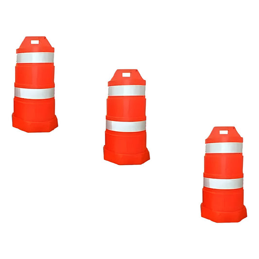 Trafitambo Vial con Reflejantes – Seguridad y Señalización en Vías (3 pzas.)