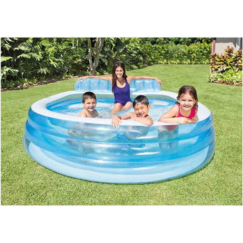 Intex 57190NP Alberca 57190NP Swim Centre, Piscinas Inflables Familiar, 88.2 x 85.0 x 29.9 Pulgadas