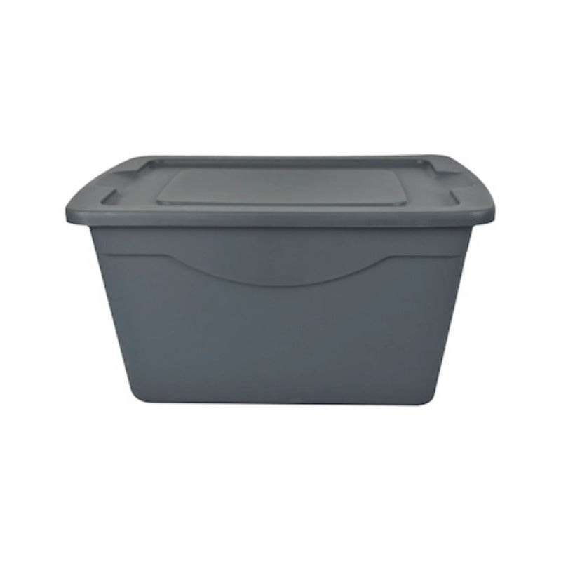 5 Caja De Plástico Reforzada 60 Litros Apilable Y Resisten