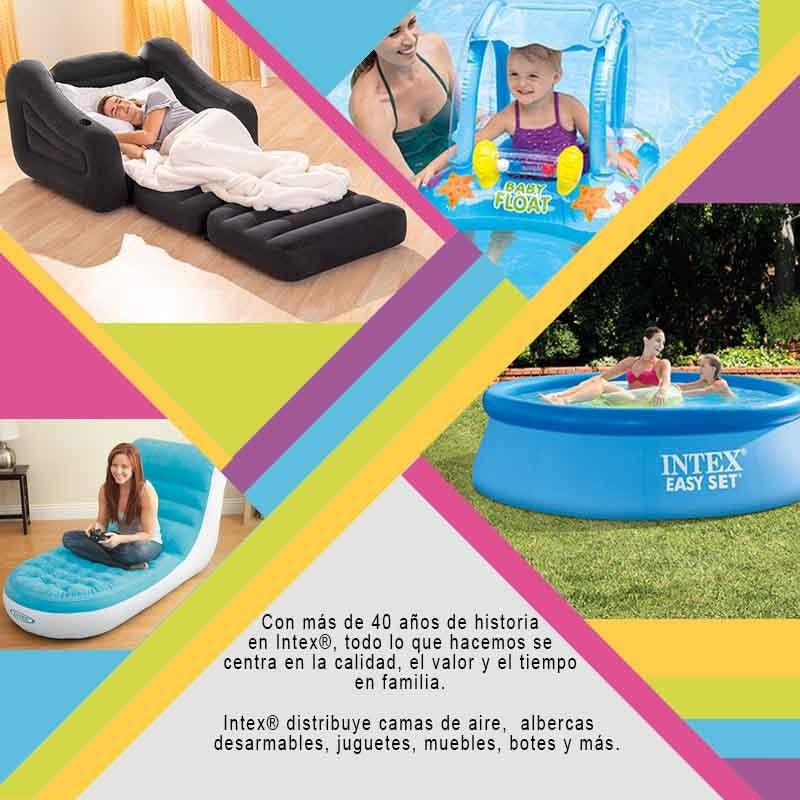 Intex 57190NP Alberca 57190NP Swim Centre, Piscinas Inflables Familiar, 88.2 x 85.0 x 29.9 Pulgadas