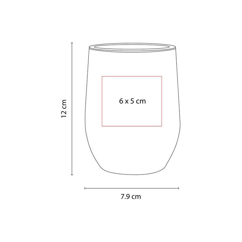 Termo Elegante 350ml Acero Inoxidable | Doble Pared | 12 Piezas | Colores Variados
