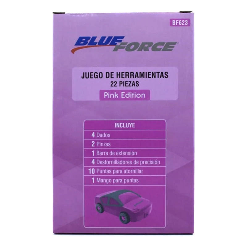 Kit De Herramientas Carro Rosa, Edición Especial.