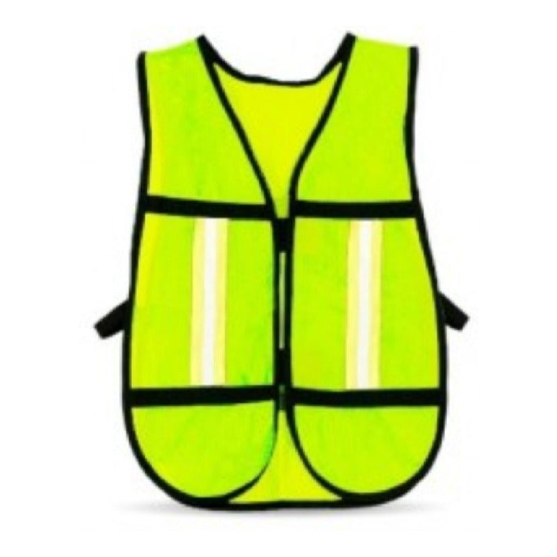 100 Chaleco de Malla Reflectante – Alta Visibilidad para Seguridad Vial e Industrial
