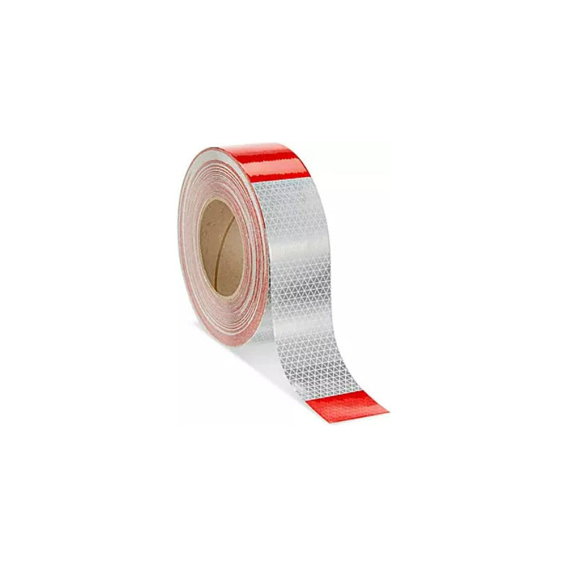 Cinta Reflejante Rojo/blanco Diamante 47.5 M