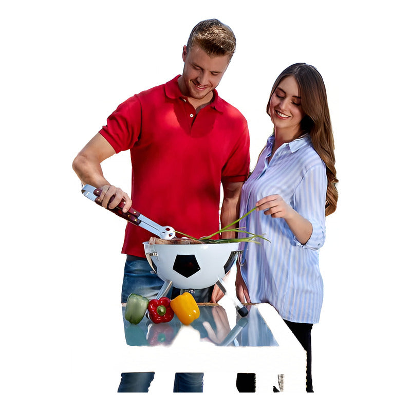 Asador Portatil Estilo Soccer