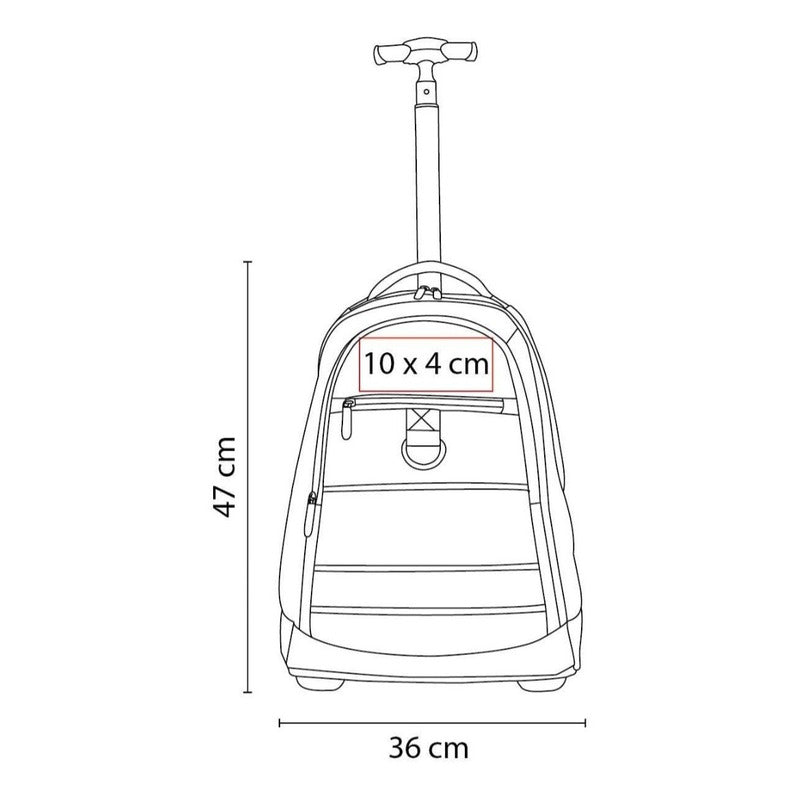 Maleta Mochila Con Tirantes Y Ruedas Ideal Para Viajes
