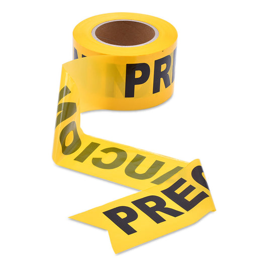 Cinta Delimitadora Plástica De Precaución - 25 Pzas