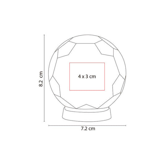 50 Alcancía en Forma de Balón – Ahorra con Estilo Deportivo 7.2x8.2cm