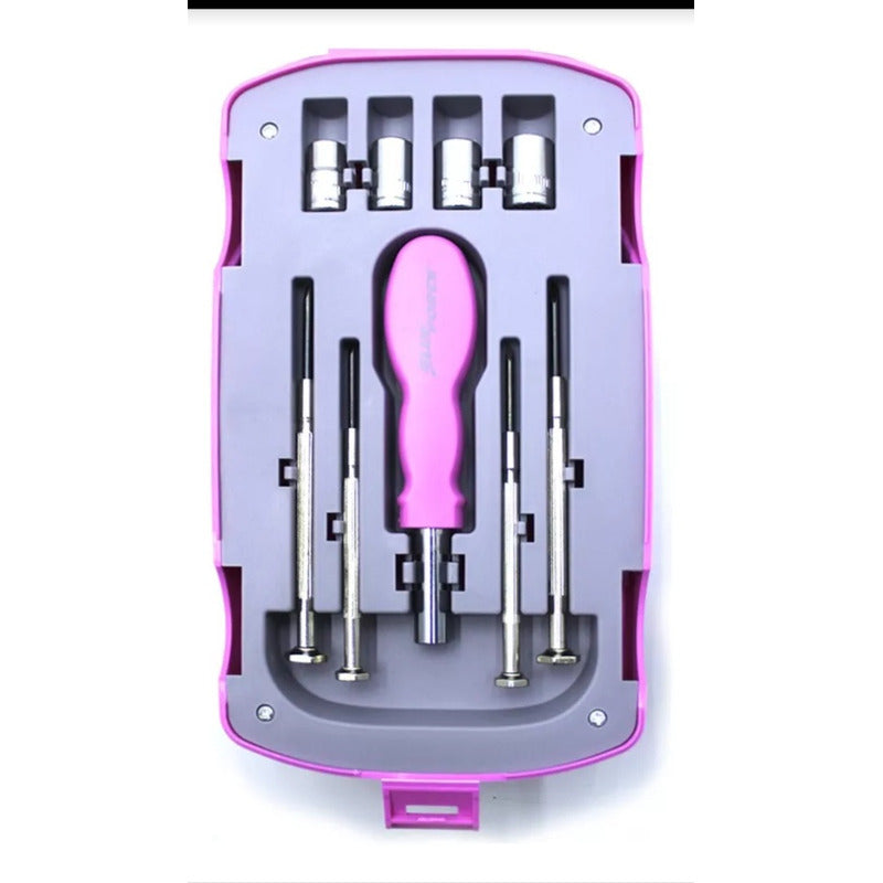 Kit De Herramientas Carro Rosa, Edición Especial.