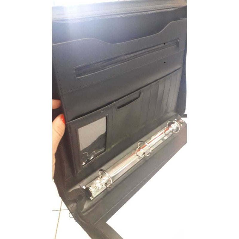 Carpeta Portafolio Curpiel, Elegante y Funcional | Tamaño A4 + Block de Rayas