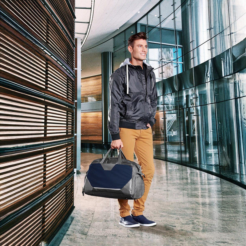 Kit Maleta Deportiva + Audífonos Bluetooth Transparentes (Paquete Completo)