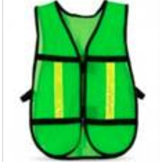 100 Chaleco de Malla Reflectante – Alta Visibilidad para Seguridad Vial e Industrial