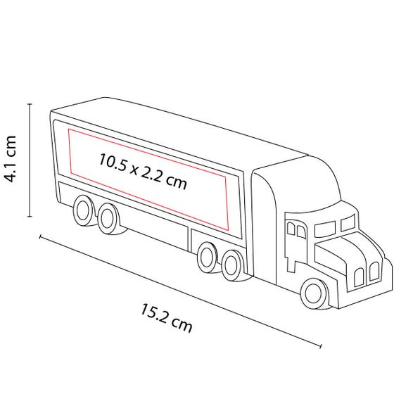 🚚 PAQUETE DE 50 ANTIESTRÉS CON FIGURA DE TRÁILER – MATERIAL PU