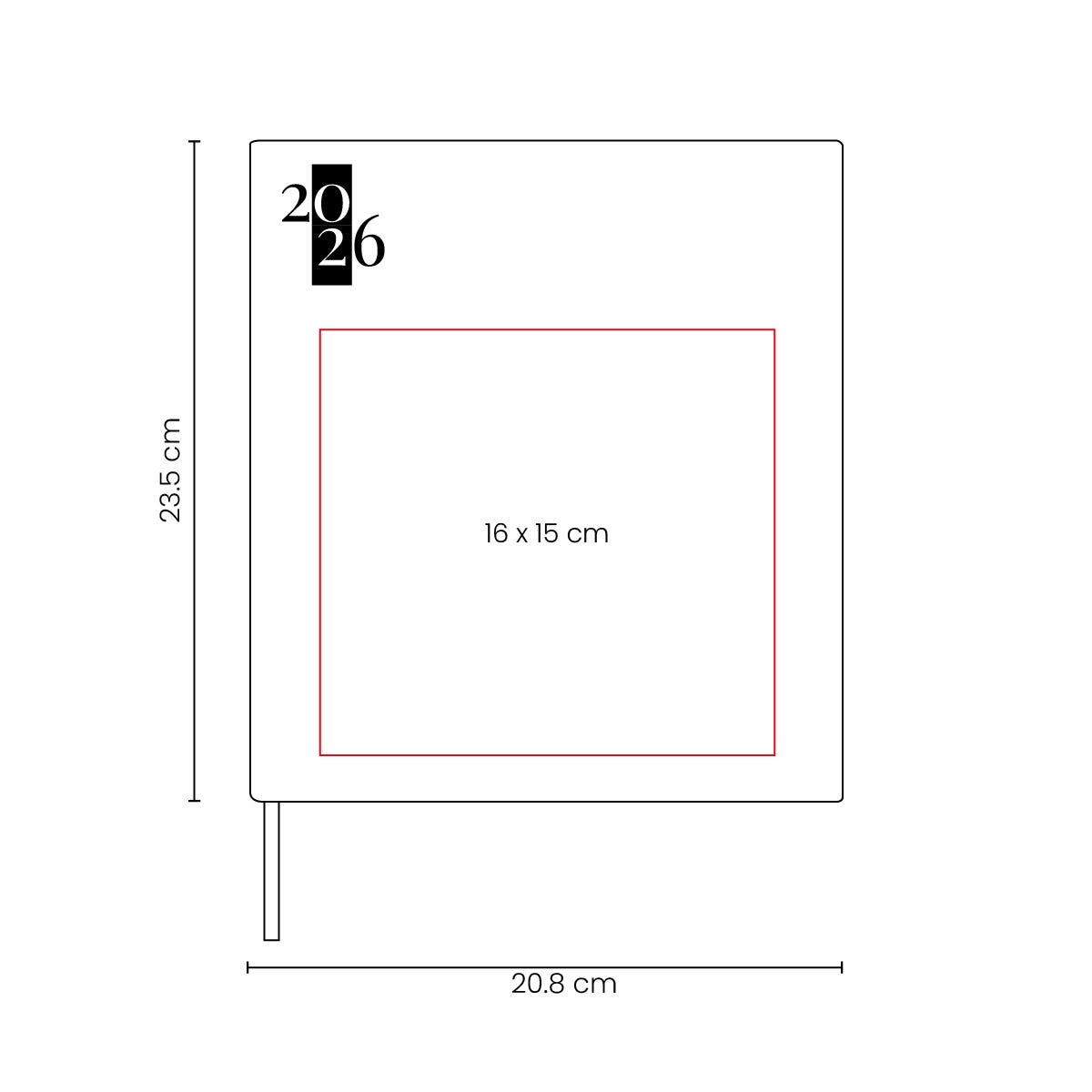 Agenda Semanal ZEGNO 2026 – Paquete de 30 Piezas (Colores Variados)