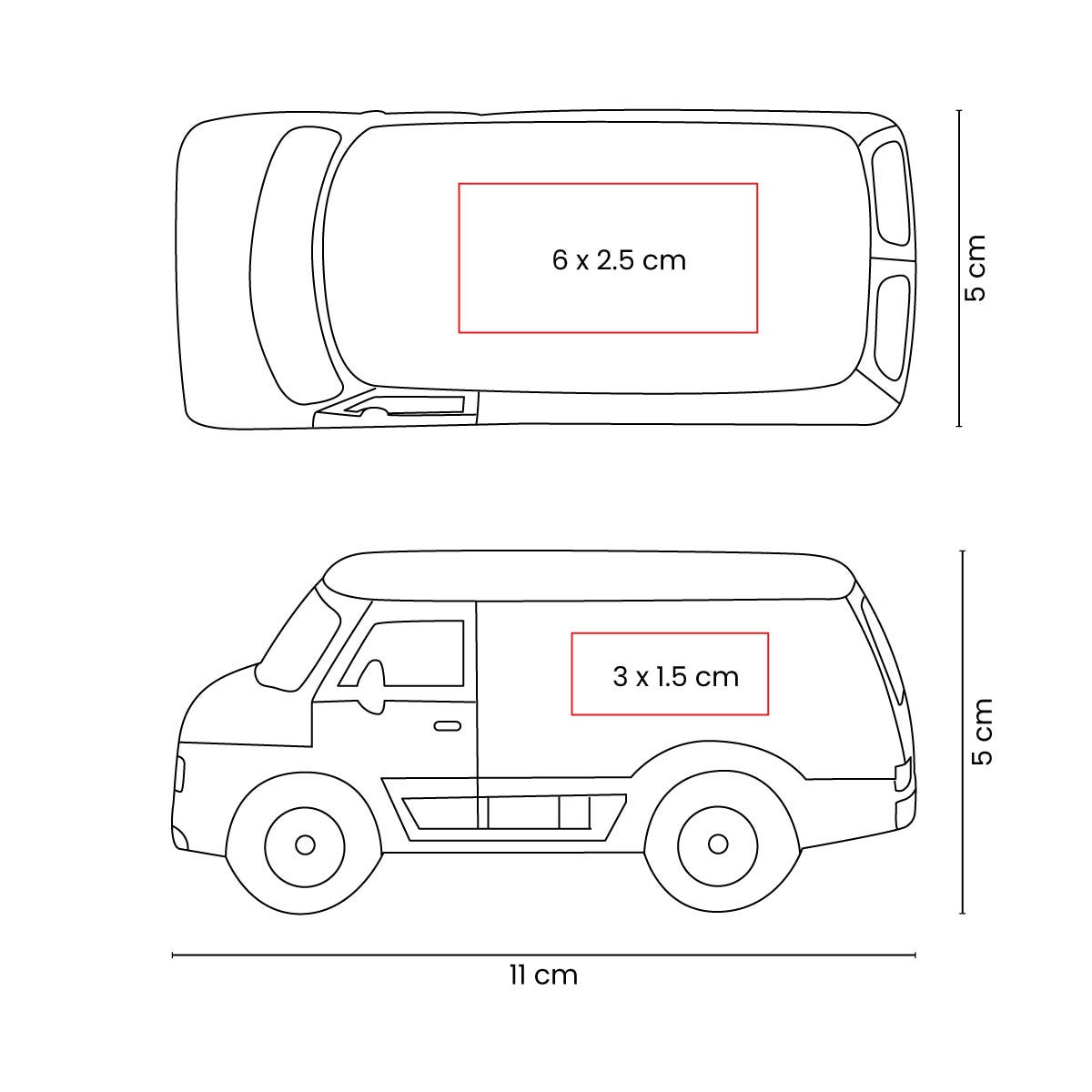Antiestrés Camioneta 🚚 – Paquete de 50 Piezas | Personalizable con Logo